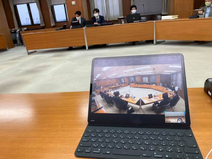 知立市議会報告会はリモートで開催