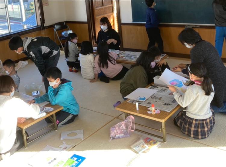 谷田町子供会の谷田文化祭作品づくり