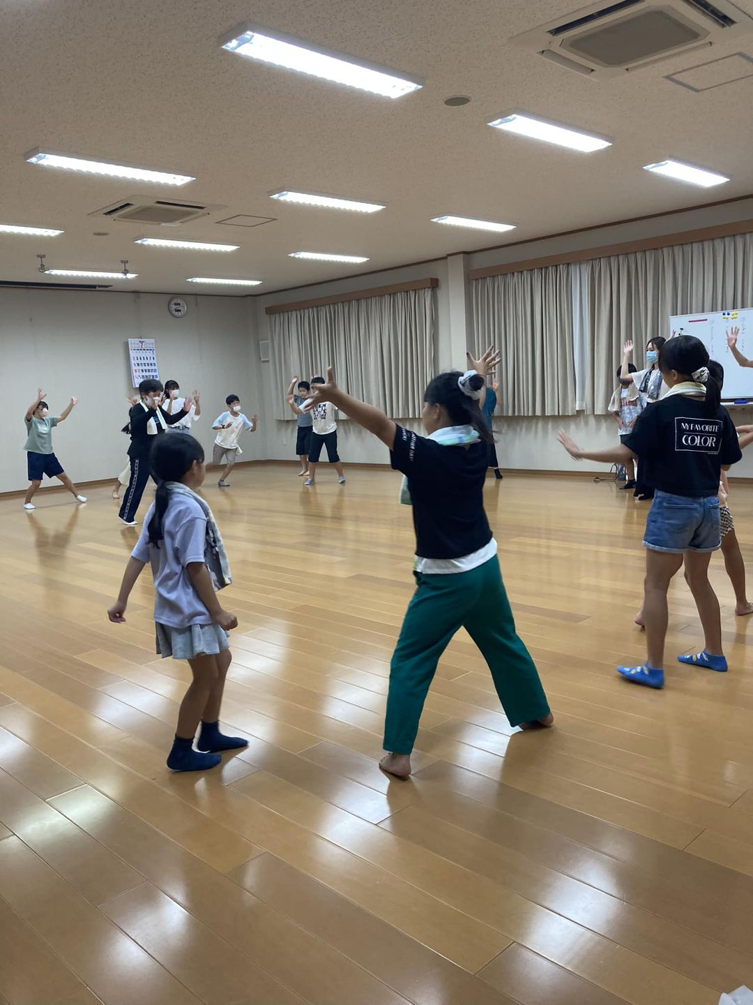練習の様子