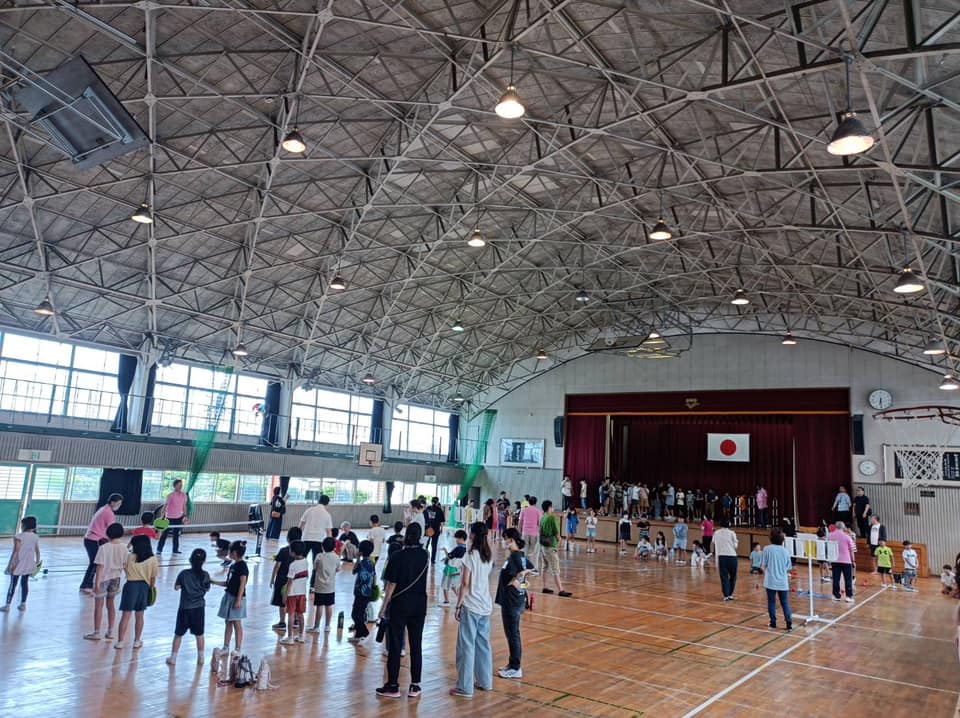 南小地域の子どもたちがニュースポーツ体験